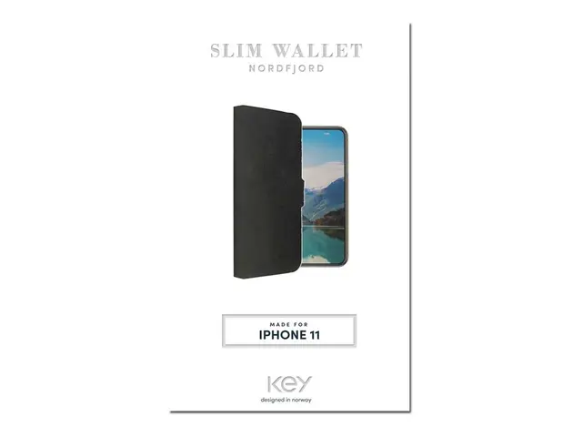 KEY Nordfjord Slim Wallet - Lommebok for mobiltelefon - kunstlær -...