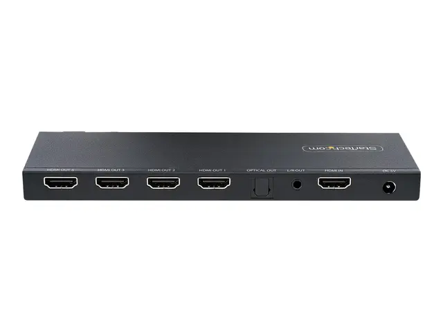 Startech 4-Port HDMI Splitter, 4K 60Hz 2.0 Video, 1 In 4 Out Split...