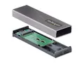 STARTECH.COM USB-C 10Gbps to M.2 NVMe or M.2 SATA SSD Enclosure Tool-free M.2