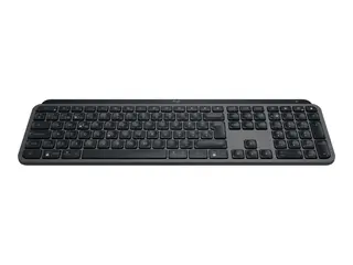 Logitech MX Keys S - Tastatur - bakbelysning trådløs - Bluetooth LE - QWERTY - Spansk - tastsvitsj: Scissor-Key - grafitt