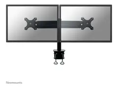 Neomounts FPMA-D700D - Monteringssett full bevegelse - for 2 LCD-skjermer - svart - skjermst&#248;rrelse: 19&quot;-30&quot; - klemmemonterbar, skrivebordsmonterbar