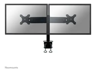 Neomounts FPMA-D700D - Monteringssett - full bevegelse for 2 LCD-skjermer - svart - skjermst&#248;rrelse: 19&quot;-30&quot; - klemmemonterbar, skrivebordsmonterbar