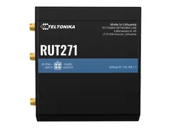Teltonika RUT271 - Tr&#229;dl&#248;s ruter - maske WWAN 2-port svitsj - 5G, LTE - 4G, 5G - DIN-skinnemonterbar, veggmonterbar, overflatemonterbar