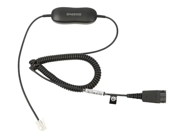 Jabra GN1200 CC - Hodetelefonkabel - Quick Disconnect plugg til RJ...