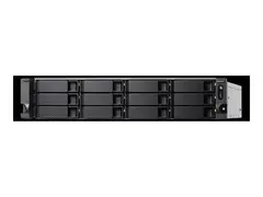 QNAP TS-h1886XU-RP R2 - NAS-server 18 brønner - kan monteres i rack - SATA 6Gb/s - RAID 0, 1, 5, 6, 10, 50, JBOD, 60, RAID TP - RAM 32 GB - 2.5 Gigabit Ethernet / 10 Gigabit Ethernet - iSCSI støtte - 2U