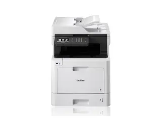 Brother DCP-L8410CDW - Multifunksjonsskriver farge - laser - 215.9 x 355.6 mm (original) - A4/Legal (medie) - opp til 31 spm (kopiering) - opp til 31 spm (trykking) - 300 ark - USB 2.0, Gigabit LAN, Wi-Fi(n), USB-vert
