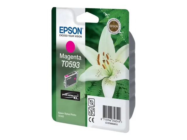 Epson T0593 - 13 ml - magenta - original - blister - blekkpatron -...