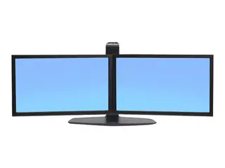 Ergotron Neo-Flex - Stativ - for 2 LCD-skjermer svart - skjermst&#248;rrelse: inntil 24&quot; - skrivebord