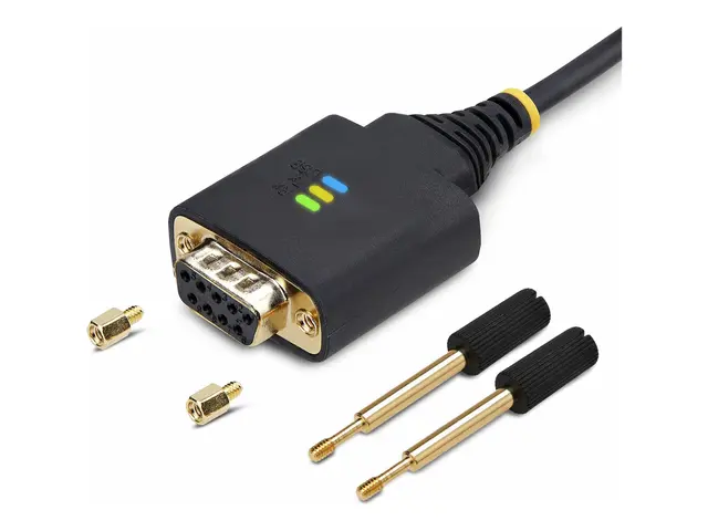 StarTech.com 3ft (1m) USB to Null Modem Serial Adapter Cable, Inte...
