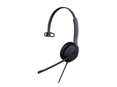 Yealink UH37 Mono - Hodesett - on-ear - kablet USB - lydisolerende - svart - Optimert for UC