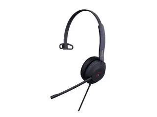 Yealink UH37 Mono - Hodesett - on-ear - kablet USB - lydisolerende - svart - Optimert for UC