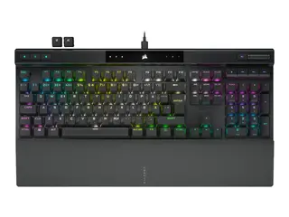 CORSAIR Gaming K70 PRO RGB - Tastatur - bakgrunnsbelyst USB - QWERTY - Nordisk - tastsvitsj: CORSAIR OPX RGB - svart