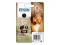 Epson 378 - 5.5 ml - svart - original blære med RF/lyd-alarm - blekkpatron - for Expression Home XP-8605, 8606; Expression Home HD XP-15000; Expression Photo XP-8500, 8700