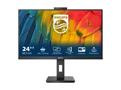 Philips 24B1U5301H - 5000 Series - LED-skjerm USB - 23.8&quot; - 1920 x 1080 Full HD (1080p) @ 75 Hz - IPS - 300 cd/m&#178; - 1000:1 - 4 ms - HDMI, DisplayPort, USB-C - h&#248;yttalere - svart