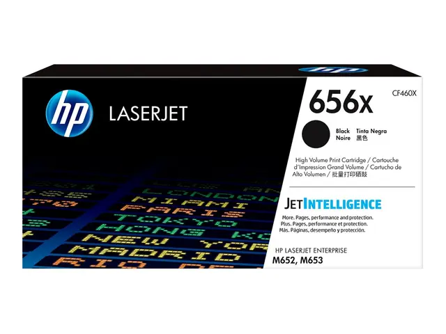HP 656X - Høy ytelse - svart - original - LaserJet - tonerpatron (...