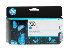 HP 738 - 130 ml - cyan - original DesignJet - blekkpatron - for DesignJet T950