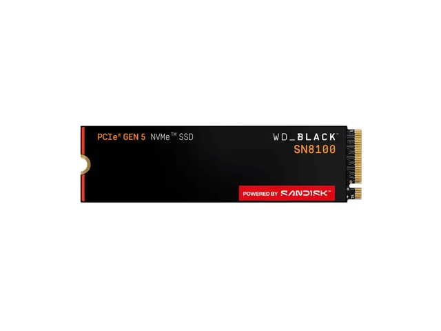 WD Black SN8100 - SSD 8 TB intern M.2 2280 PCI Express 5.0 x4 (NVM...