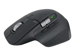 Logitech Master Series MX Master 3S Mus - ergonomisk - optisk - 7 knapper - tr&#229;dl&#248;s - 2.4 GHz, Bluetooth - Logitech Logi Bolt USB-mottaker - grafitt