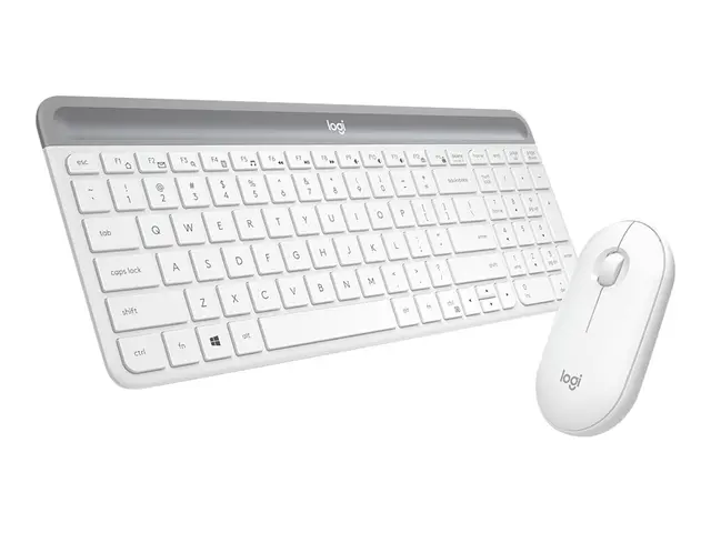 Logitech Slim Wireless Combo MK470 - Tastatur- og mussett - trådlø...