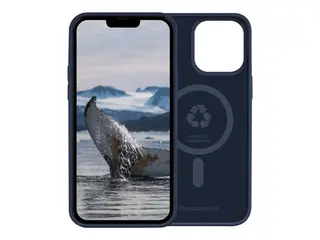 dbramante1928 Monaco - Baksidedeksel for mobiltelefon MagSafe-samsvar - 100 % resirkulert plast - asurblå - for Apple iPhone 14 Pro Max