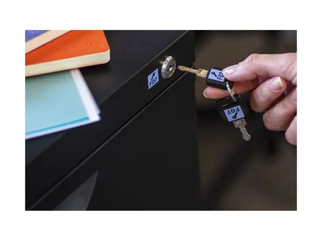 Brother TZe-521 - Sort på blått Rull (0,9 cm x 8 m) 1 kassett(er) ...