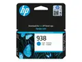 HP 938 - Cyan - original - blekkpatron