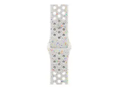 Apple Nike - Bånd for smart armbåndsur - 41 mm M/L-størrelse - ren platina