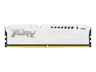 Kingston FURY Beast - DDR5 - sett 64 GB: 4 x 16 GB - DIMM 288-pin - 6000 MT/s / PC5-48000 - CL40 - 1.35 V - ikke-bufret - on-die ECC - hvit
