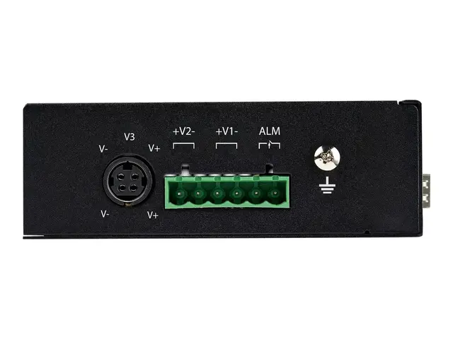 StarTech.com Industrial 6 Port Gigabit Ethernet Switch 4 PoE RJ45 ...