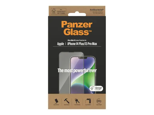 PanzerGlass - Skjermbeskyttelse for mobiltelefon ultrabred passfor...