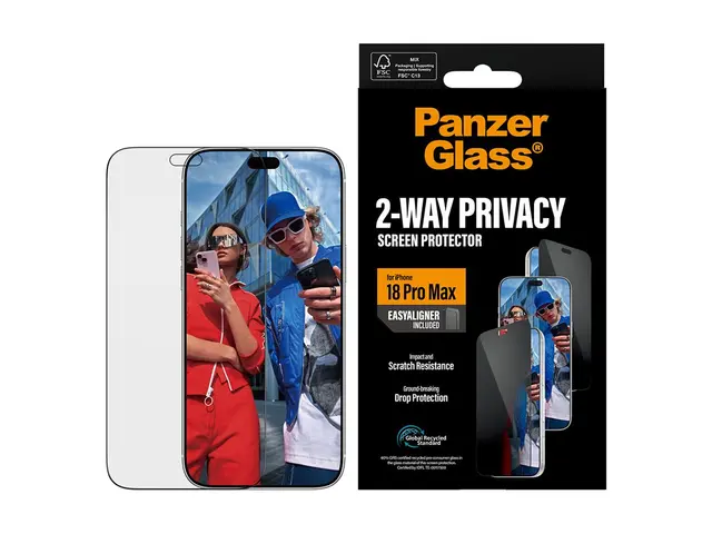 PanzerGlass - Skjermbeskyttelse for mobiltelefon - ultravid passfo...