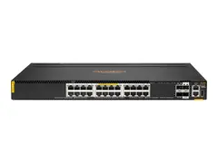HPE Aruba Networking 6300M 24p 10M/100M/1G Class4 PoE 4p SFP56 50G TAA Switch switch - Max. Stacking Distance 10 km - 24 porter - Styrt - rackmonterbar - TAA-samsvar