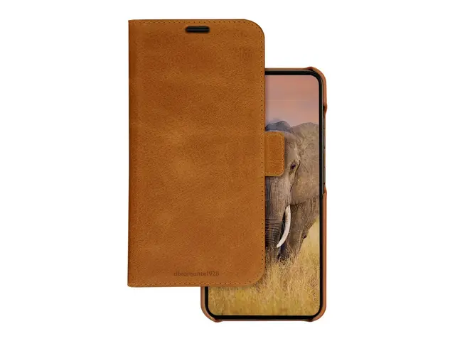 dbramante1928 Lynge - Lommebok for mobiltelefon lær gyllenbrun Sam...