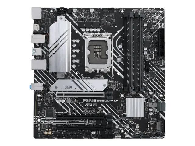 ASUS PRIME B660M-A D4-CSM - Hovedkort micro ATX LGA1700-sokkel B66...