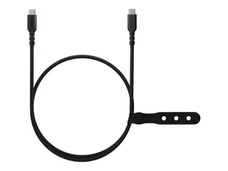 Fairphone - USB-kabel - USB-C (hann) til USB-C (hann) 48 V - 5 A - 1 m - Hurtiglading opptil 240W - svart med grått mønster