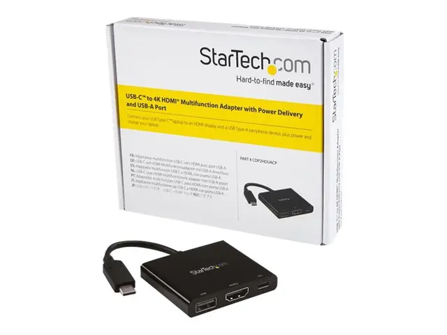 Startech USB-C to HDMI Adapter - 4K 30Hz Thunderbolt 3 Compatible ...