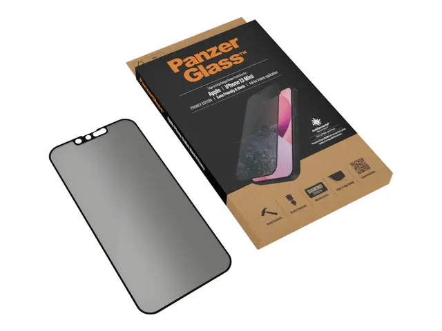 PanzerGlass - Skjermbeskyttelse for mobiltelefon - glass - med per...