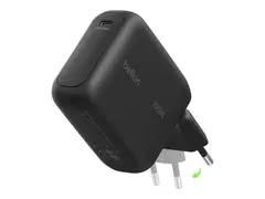 Belkin BoostCharge - Strømadapter - GaN - 100 watt Fast Charge (USB-C) - svart