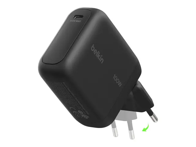 Belkin BoostCharge - Strømadapter - GaN - 100 watt - Fast Charge (...