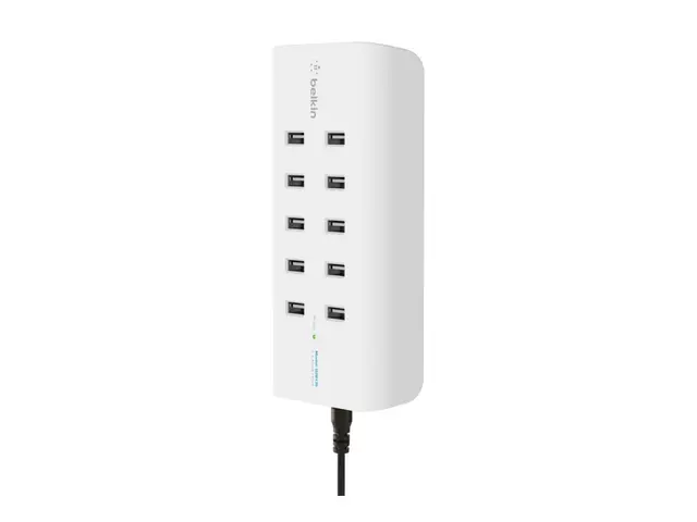 Belkin ROCKSTAR - Ladestasjon - 120 watt - 10 utgangskontakter (10...