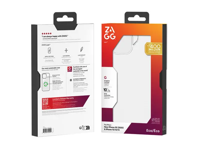 ZAGG Luxe - Baksidedeksel for mobiltelefon blank Apple iPhone 13, ...