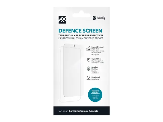 iFrogz Defence - Skjermbeskyttelse for mobiltelefon glass Samsung ...