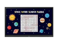 LG CreateBoard 65TR3DK-B - 65&quot; Diagonalklasse TR3DK Series LED-bakgrunnsbelyst LCD-skjerm utdanning / n&#230;ringsliv - med pekeskjerm (multiber&#248;rings) - Android - 4K UHD (2160p) 3840 x 2160 - Direct LED - svart