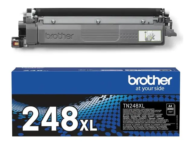 Brother TN248XLBK - Høy ytelse svart original boks tonerpatron for...