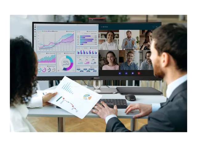 Philips 34B2U6603CH - 6000 Series LED-skjerm kurvet 34" 3440 x 144...