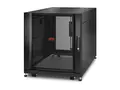 APC NetShelter SX - Rack skap - svart 12U - 19" - TAA-samsvar - for P/N: SMTL1500RM3UC, SMTL1500RMI3UC, SRT2200RMXLAUS, SRTL3KRM1UC, SRTL3KRM1UNC