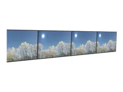 HI-ND VIDEO ROW - Monteringssett landskap - for 4x1 videovegg - skjermstørrelse: 43" - veggmonterbar
