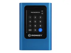 Kingston IronKey Vault Privacy 80 SSD - kryptert - 7.68 TB - ekstern (bærbar) - USB 3.2 Gen 1 (USB-C kontakt) - 256-bit AES-XTS, FIPS 197 - TAA-samsvar