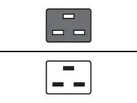 HPE Jumper Cord - Strømkabel - IEC 60320 C19 til IEC 60320 C20 - 2...