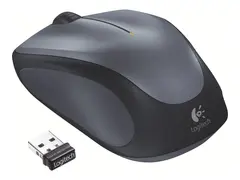 Logitech M235 - Mus - h&#248;yrehendt optisk - tr&#229;dl&#248;s - 2.4 GHz - USB tr&#229;dl&#248;s mottaker - gr&#229;